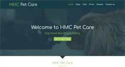 Desktop Screenshot of hmcpetcare.co.uk